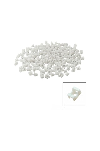 Shuıvan Vidalı Kroşe M4 Delikli 250'li Paket - Beyaz-1694
