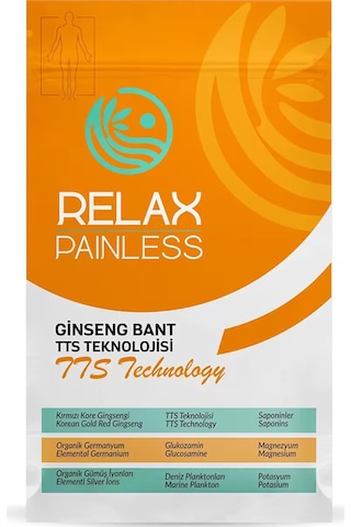 Relax Painless  Bandı Kore Bandı Kinesio Bant 25 Adet