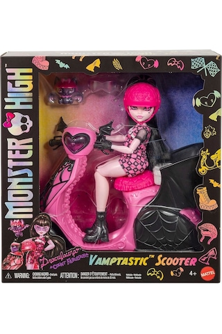 Jdr61 Monster High Vamptastic Scooter Draculaura Standart