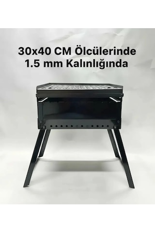 Alaz Katlanır Mangal 30x40 Cm 1.5 Mm Kalınlık Çok Renkli