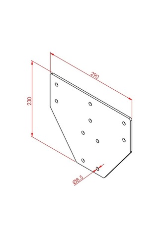 Doğuş Kalıp 100x100 Üç Yönlü Bağlantı Sacı Diğer