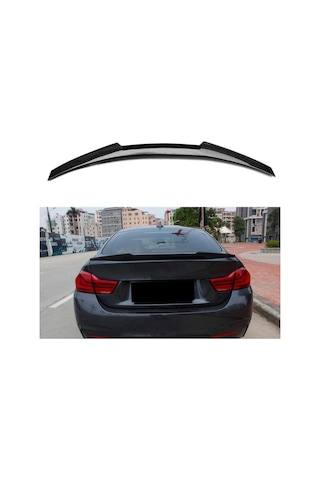 Bmw 4 Serisi F36 M4 Style Bagaj Üstü Spoiler Piano Black