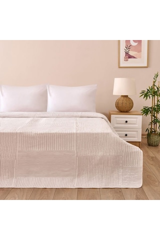 Evidea Soft Arven Çift Kişilik Yatak Örtüsü - Beyaz - 260x250 Cm Beyaz