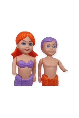 Büyülü Deniz Kızı 3 Lü Oyuncak Bebek Seti - Havuz Ve Banyo Eğlencesi - Pembe - 1 Adet - Grsy-900904