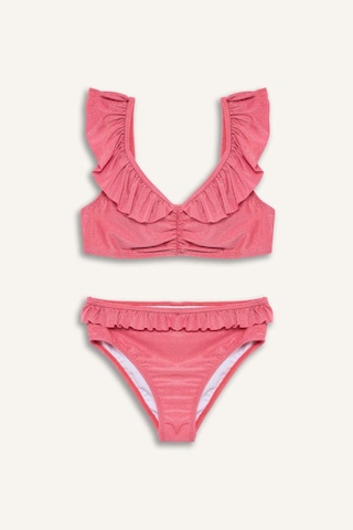 Defacto 2li Bikini Kız Çocuk G5757a826hsrd116 Kırmızı-rd116