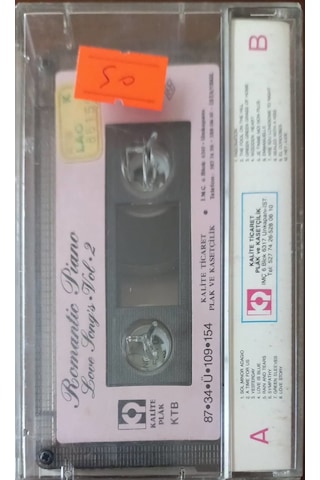 Plak Değildir Kaset Tir Romantic Piano Love Song's Vd 2 Kaset