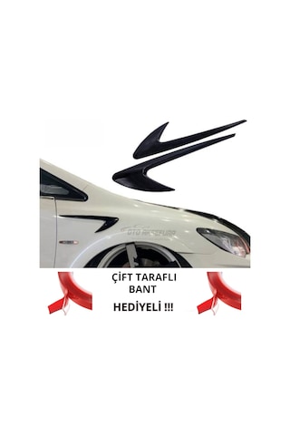 Bmw E90 Çamurluk Venti Sağ - Sol Parlak Siyah