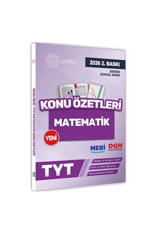 2026 YKS-TYT Mebi-ogm Matematik Pratik Konu Özet Kitabı Renkli A4 Boyut Görsel Destekli Baskı Ücreti