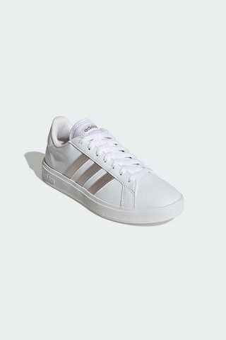 Adidas Grand Court Td Lifestyle Court Gw9263 Beyaz & Gold Kadın Günlük Spor Ayakkabı Beyaz