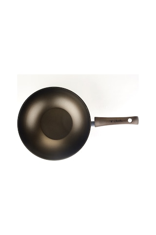 İlla Olıvılla Extra 28 CM Wok Tava Zeyinyağ İçerikli Kaplama