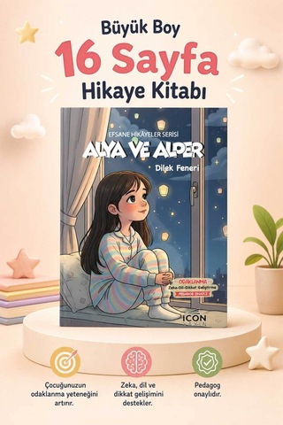 Alya Ve Alper - 16 Sayfa Eğitici Çocuk Hikaye Kitabı - Hediyeli Alya Ve Alper - 16 Sayfa Eğitici Çocuk Hikaye Kitabı - Hediyeli