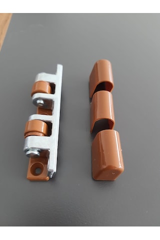 90 Mm Pvc Pimapen Kahverengi Quick Çelik Kapı Menteşesi 5 Adet