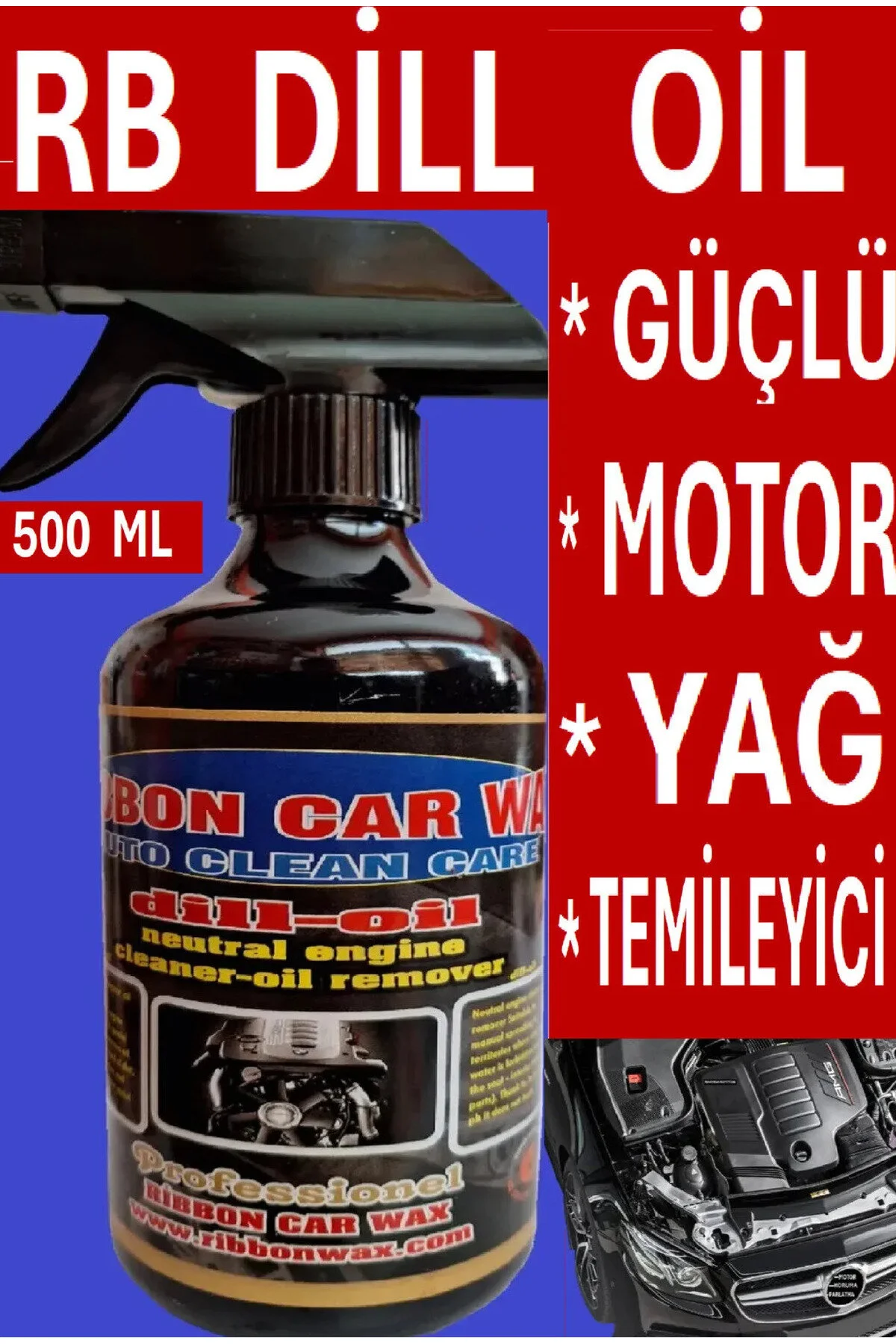 Rb Dill Oil Motor - Yağ Temizleyici 500 Ml