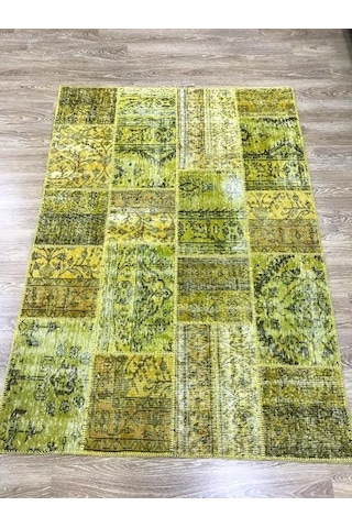 Hoom Rugs Patchwork Sarı Kb El Dokuma Kilim