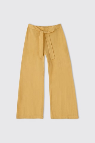 Panço Kız Çocuk Sarı Müslin Pantolon
