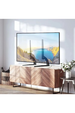 32-75'' Evrensel Masaüstü Tv Lcd Led Standı Ayarlanabilir Çelik Sabit Ekran Tv Standı