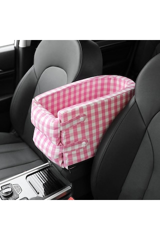 Homyl Taşınabilir Kedi Araba Koltuğu Küçük-kafes-pembe