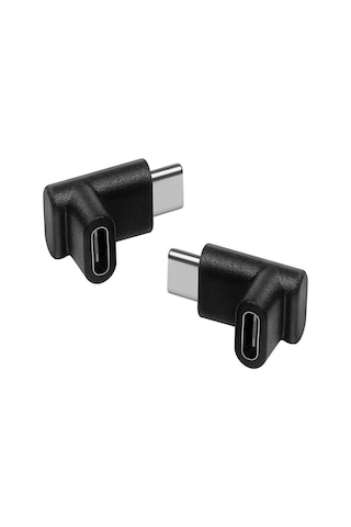 90 Derece Dirsek Aşağı Ve Yukarı Açılı Usb C Type-c Erkek - Dişi