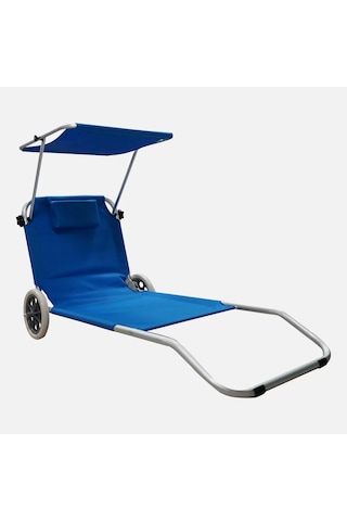 Evinizin Gölgelikli Şezlong, Tekerlekli Şezlong, Katlanır Şezlong
