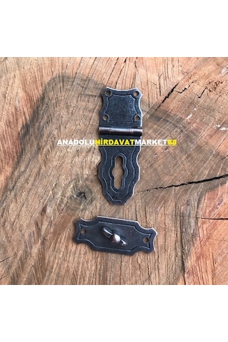 Anadoluhirdavat Dekoratif Tavla Klipsi Mini Kutu Klipsi Bakır Renk Çevirmeli