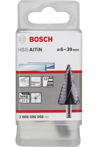 Bosch HSS-AlTiN 12 Kademeli Matkap Ucu - 2608588068