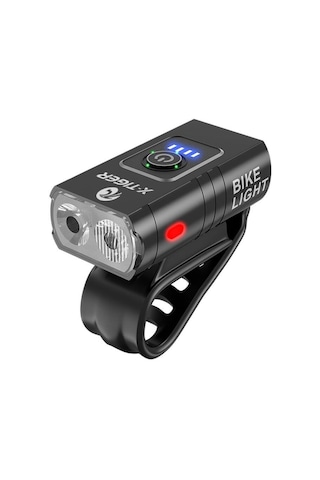 X-Tiger 2T6 Led 1200 Mah Su Geçirmez Far Bisiklet Feneri Siyah