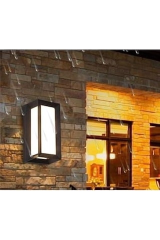 Aydınlatması Led Işık 25cm 12w Beyaz Işık 6500k Zita Ultra Bahçe Duvar Aplik Su Geçirmez Diğer