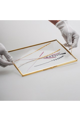 Nişan Tepsisi Pirinç & Gold 30x20cm