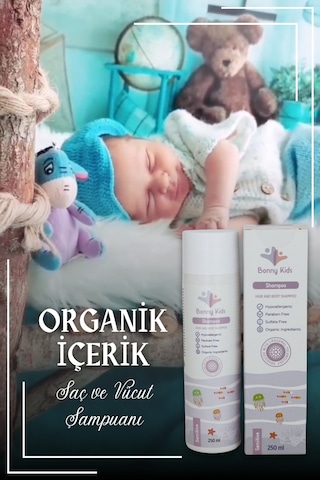 Bonny Kids Hair And Body Shampoo & Bebek Çocuk Şampuanı