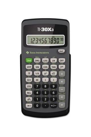 İnstruments Tı30xa Bilimsel Hesap Makinesi 10 Haneli Lcd Standart Renkli Özelliklerle Çok Renkli