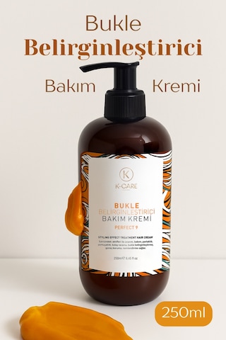 K K-care Cosmetics Kıvırcık Saçlar için Bukle Belirginleştirici Kremi 250 ML