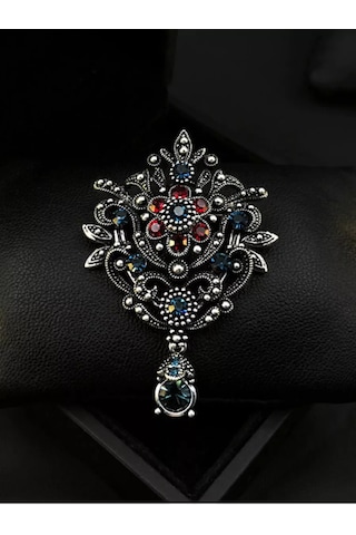 Beautiful Detail Broş Orijinal Vintage 186934794 Pembe