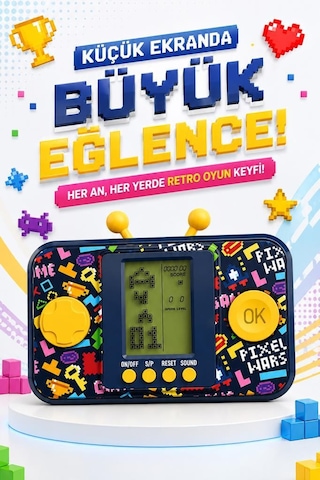 Torima GC016 Oyun Kolu Atari Joystick Tetris Gameboy