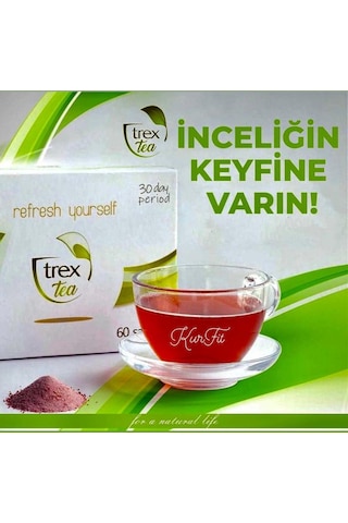Trex Tea Karışık Bitkisel Çay Detoks Detox Çayı 60 Adet