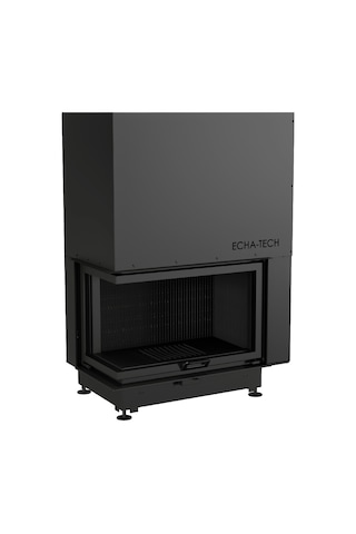 Echa Tech Asansörlü Çelik Köşe Şömine Haznesi Sol Açık 90 D