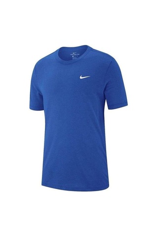 Nike M Nk Df Tee Dfc Crew Solid Erkek Antrenman T-shirt - Ar6029-4061 Mavi - Beyaz