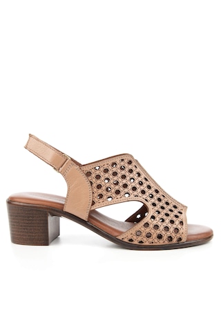 Hush Puppies Fito 624216 Hakiki Deri Kadın Sandalet Siyah Sand