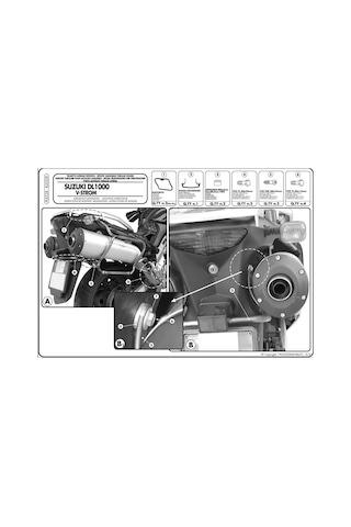 Kappa Klx528 Suzukı Dl 1000 V-Strom 02-11 Kawasakı Klv 1000 04 N11.2527