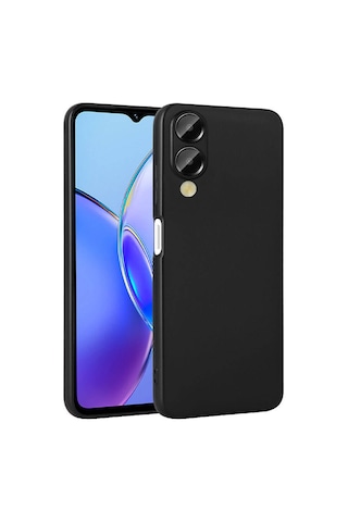 Zore Vivo Y17s Kılıf Ogaa Premier Silikon Kapak - Siyah