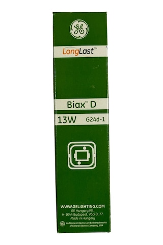 General Electric 13w 827 2700k Sarı Işık 2 Pinli G24d-1 Duylu Plc Ampul