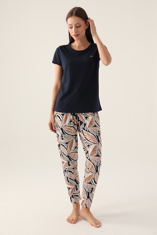 Arnetta 2914 Kadın Kısa Kol Pijama Takımı Lacivert