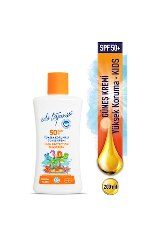 Eda Taşpınar Kids Mineral Filtreli Yüksek Korumalı Güneş Kremi SPF50+ 200 ML