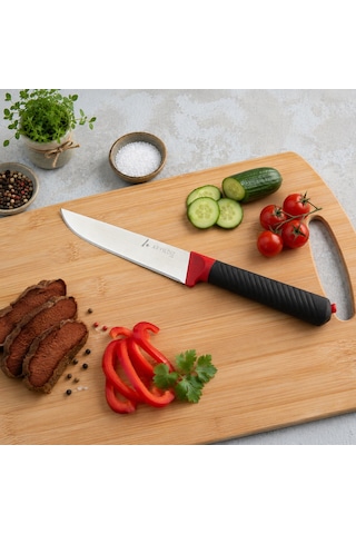 Aryıldız Lova Ekmek Bıçak Kırmızı 14,5 Cm Renkli