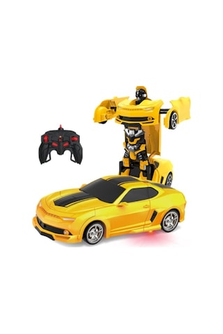 Uzaktan Kumandalı Robota Dönüşen Araba Lamborgini Chavrolet Prime1 Strong Zy Rc Car Sarı