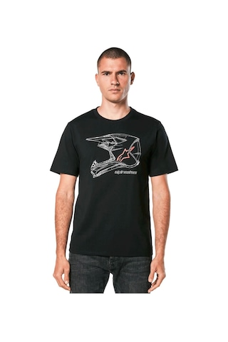 Alpinestars Mx Helmet Csf Tişört Siyah