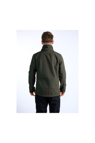 Outdo Premium Softshell Çıkarılabilir Kapüşonlu Mont Rüzgar Geçirmez Su İticidir Haki Haki