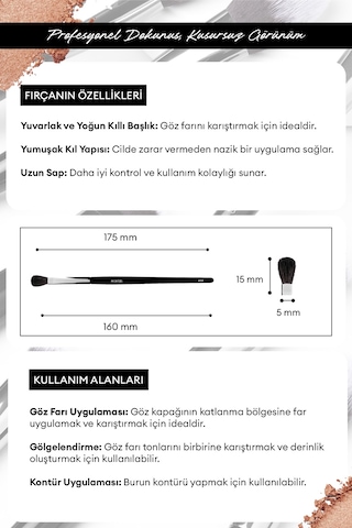 Far Karıştırma Fırçası Cre'ars Blending Brush 122