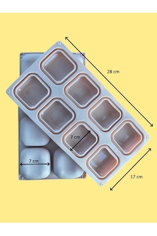 Pastaland Silikon Kek Kalıbı Kare Diğer