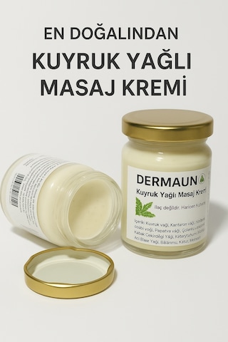 Dermaun Kuyruk Yağlı Masaj Kremi 105 ML