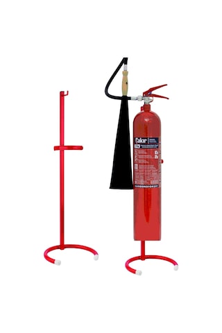 Karbondioksit Tüpü Ayaklı Sehpa Yangın Söndürme Tüpü Askılığı